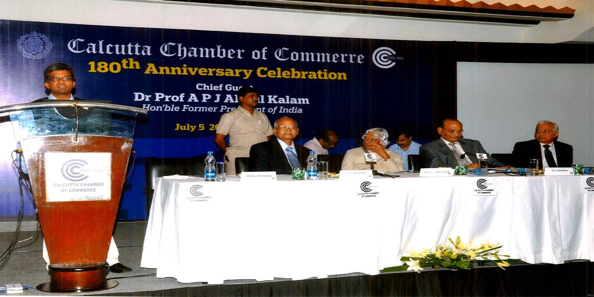 Manoj mohanka Representing @ Calcutta Chamber of Commerce